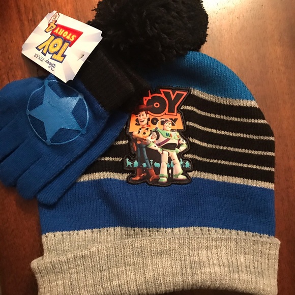 Disney Accessories Youth Disney Toy Story Beanie And Gloves Gift